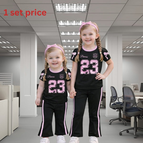 Baby & Kids 2pcs Printed T-shirt Set (3mths-12yrs)