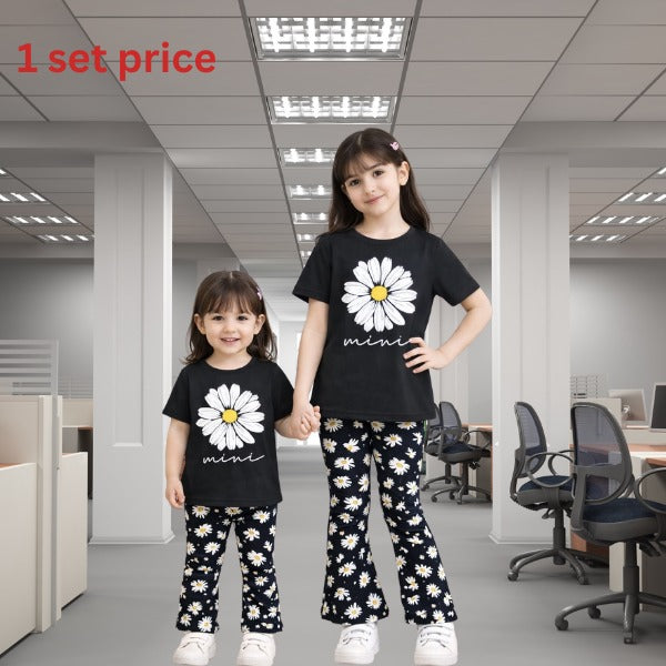 Baby & Kids 2pcs Printed T-shirt Set (3mths-12yrs)