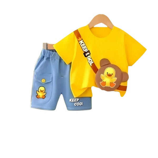 Baby & Kids 2pcs Printed T-shirt Set (3mths-6yrs)