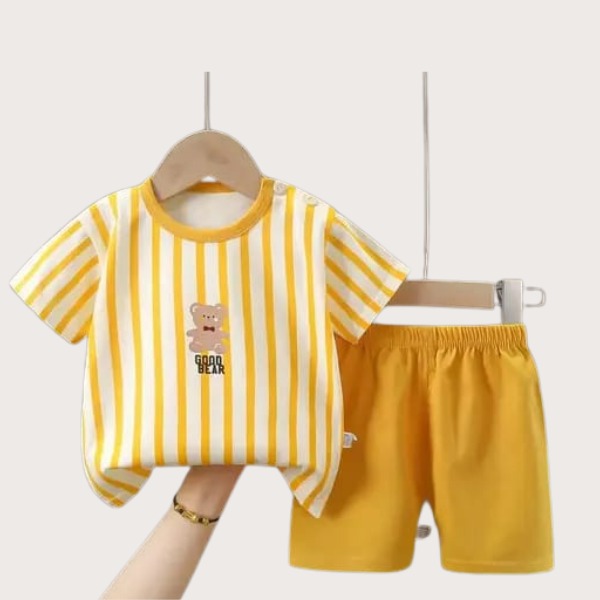 Baby & Kids 2pcs Printed T-shirt Set (3mths-6yrs)