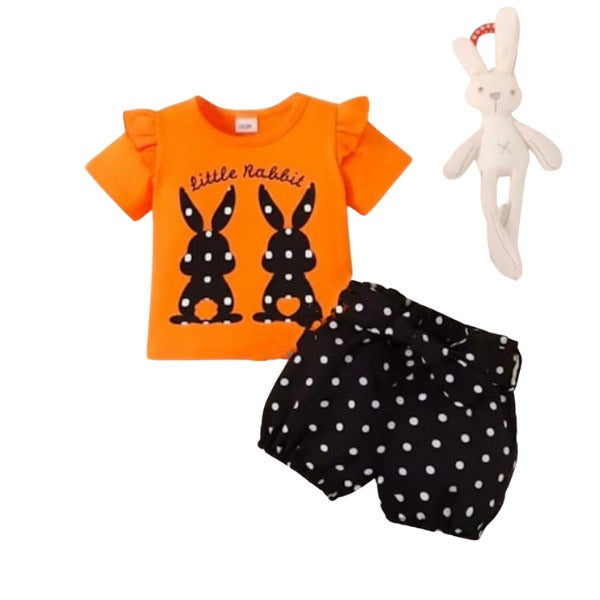 Baby & Kids 2pcs Printed T-shirt Set (3mths-6yrs)