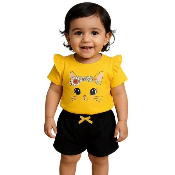 Baby & Kids 2pcs Printed T-shirt Set (3mths-6yrs)