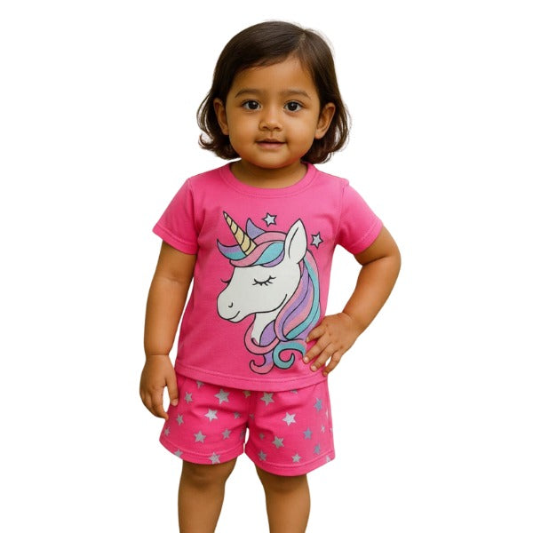 Baby & Kids 2pcs Printed T-shirt Set (3mths-6yrs)