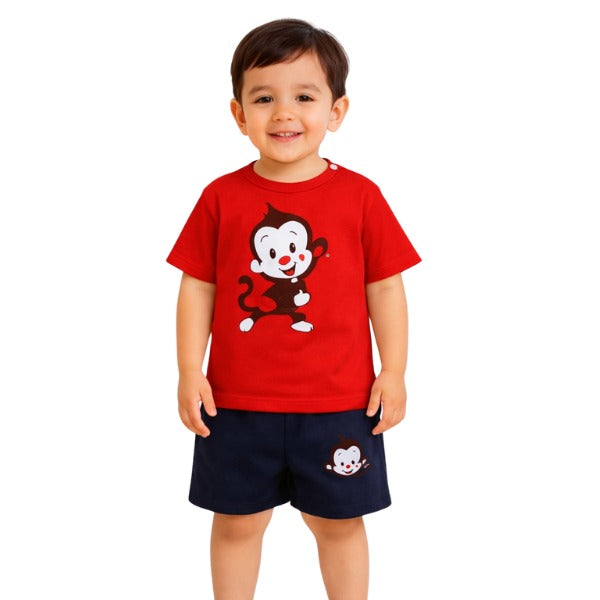 Baby & Kids 2pcs Printed T-shirt Set (3mths-6yrs)