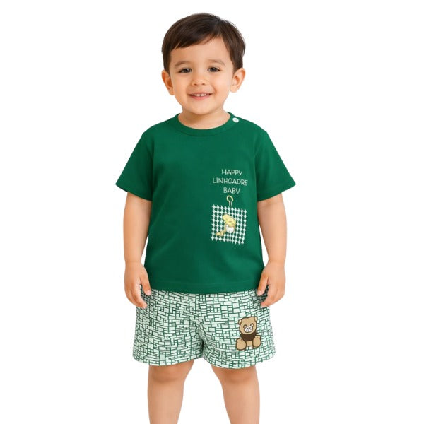 Baby & Kids 2pcs Printed T-shirt Set (3mths-6yrs)