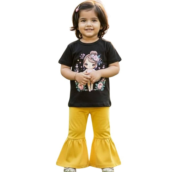 Baby & Kids 2pcs Printed T-shirt Set (3mths-12yrs)