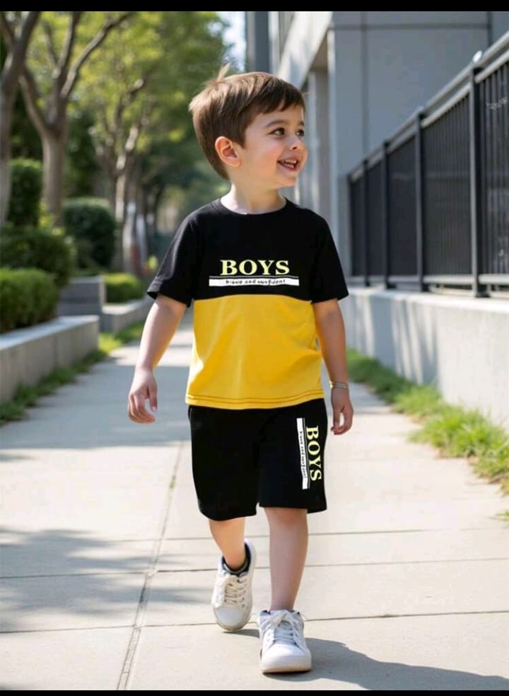 Baby & Kids 2pcs Printed T-shirt Set (3mths-6yrs)