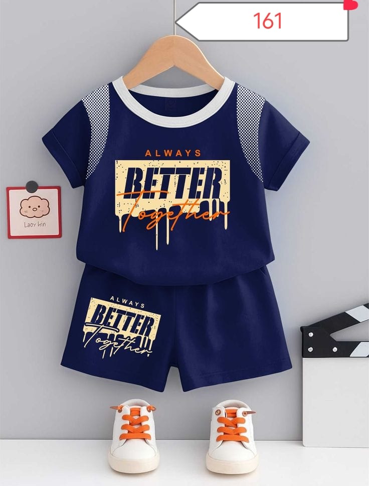 Baby & Kids 2pcs Printed T-shirt Set (3mths-6yrs)