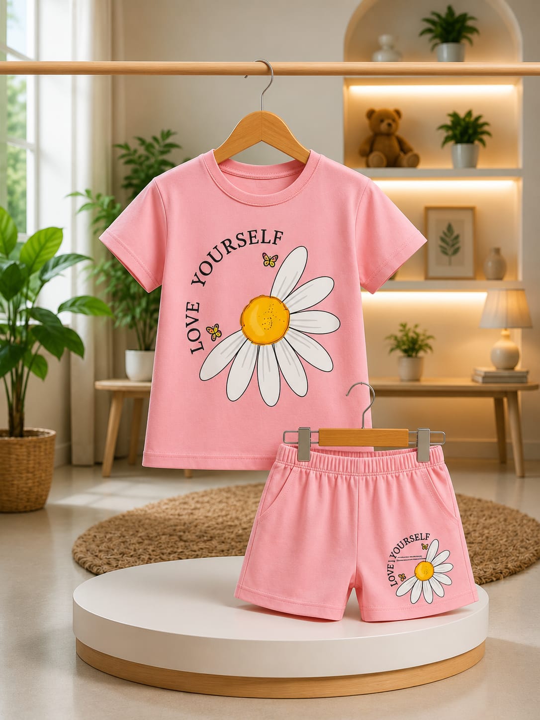 Baby & Kids 2pcs Printed T-shirt Set (3mths-8yrs)