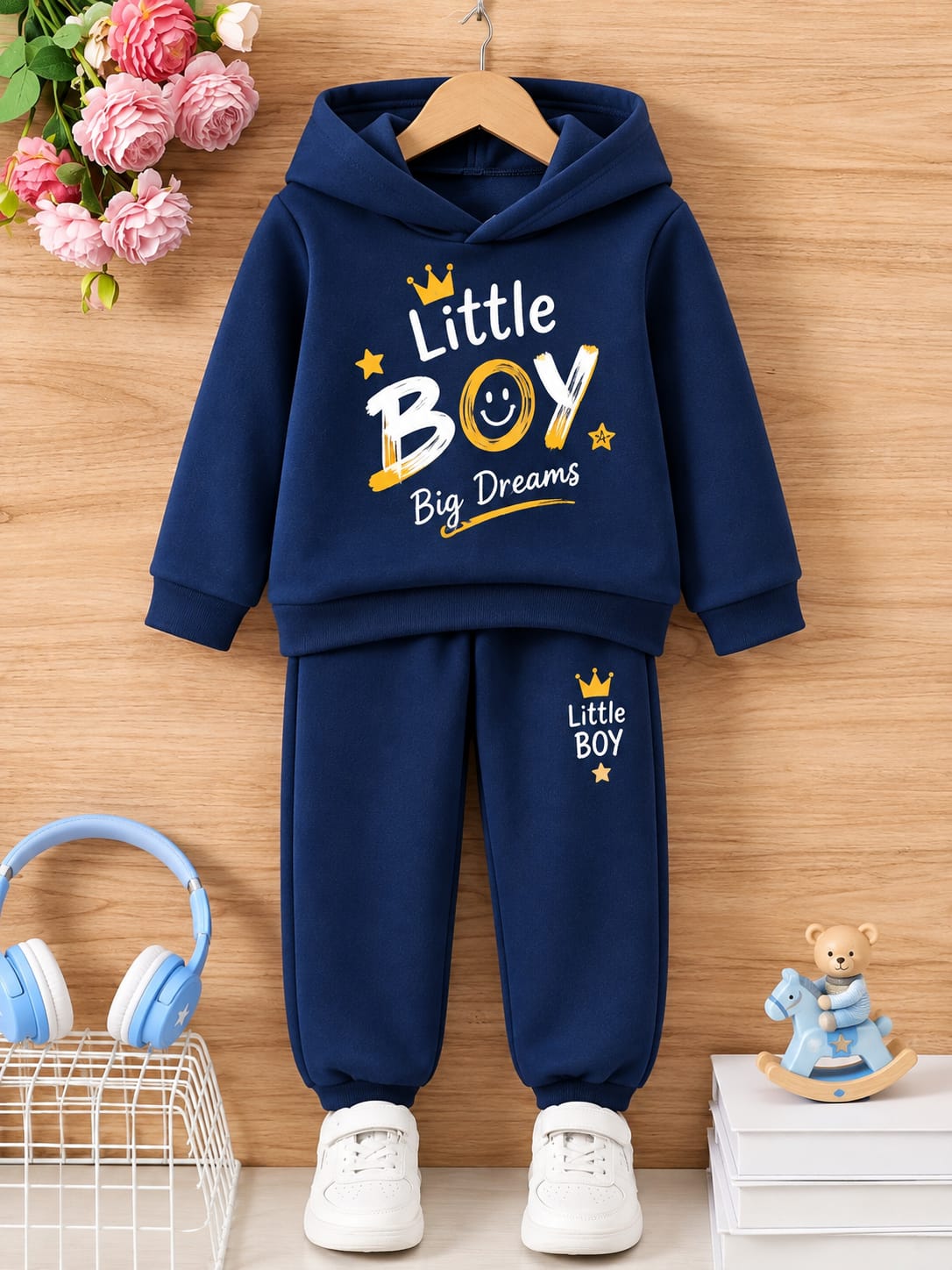 Baby & Kids 2pcs Printed Hoody Set (1 yrs-12 yrs)