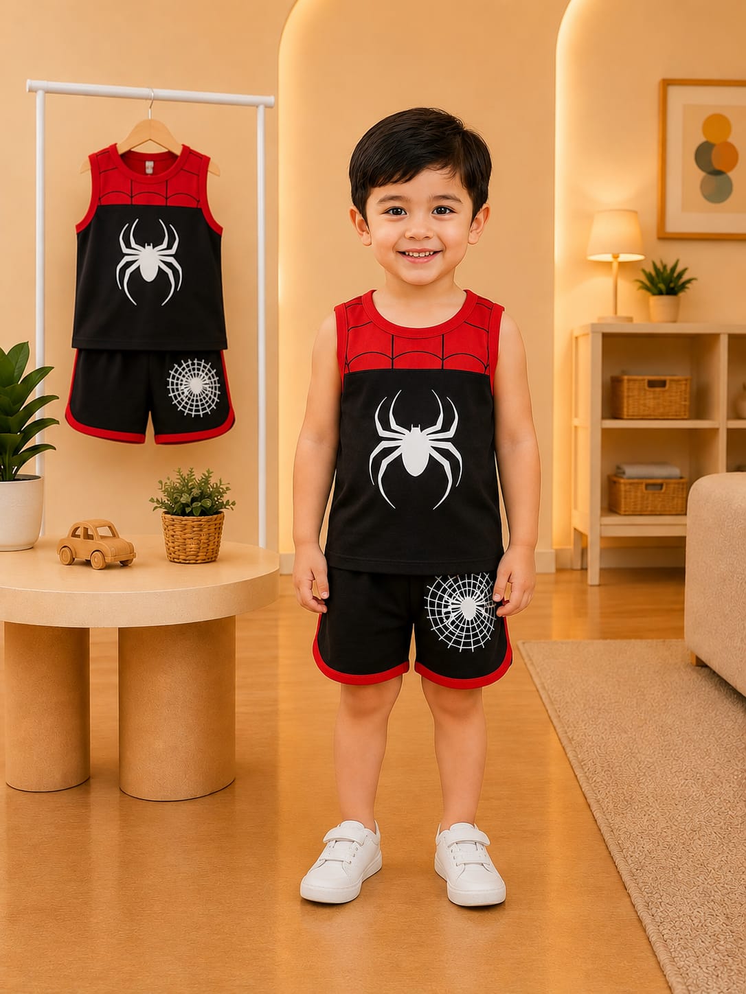 Baby & Kids 2pcs Printed T-shirt Set (3mths-6yrs)