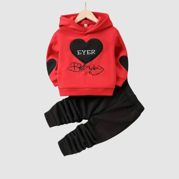 Baby & Kids 2pcs Printed Hoody Set (3mths-8yrs)