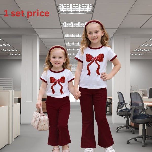Baby & Kids 2pcs Printed T-shirt Set (3mths-12yrs)