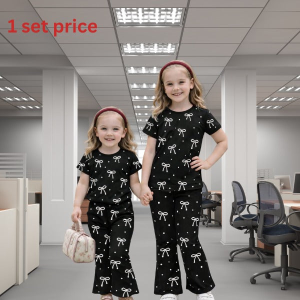 Baby & Kids 2pcs Printed T-shirt Set (3mths-12yrs)