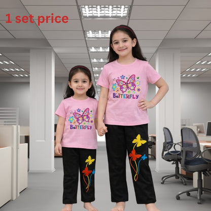 Baby & Kids 2pcs Printed T-shirt Set (3mths-12yrs)