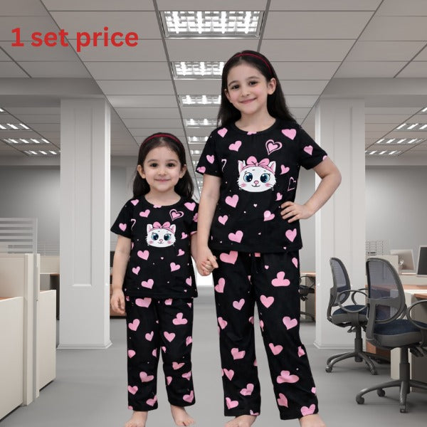 Baby & Kids 2pcs Printed T-shirt Set (3mths-12yrs)