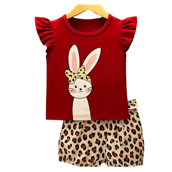 Baby & Kids 2pcs Printed T-shirt Set (3mths-6yrs)
