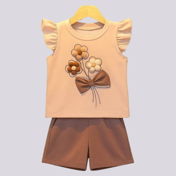 Baby & Kids 2pcs Printed T-shirt Set (3mths-6yrs)