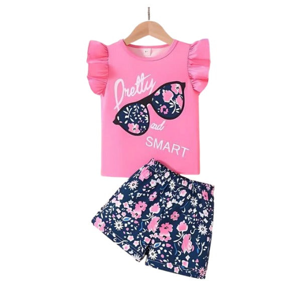 Baby & Kids 2pcs Printed T-shirt Set (3mths-6yrs)