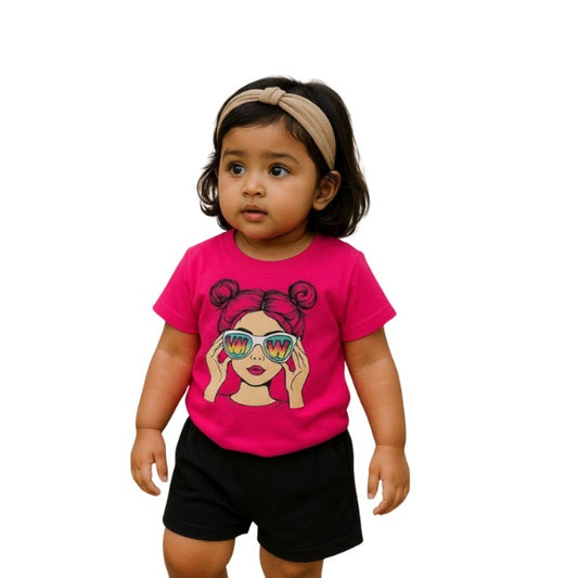 Baby & Kids 2pcs Printed T-shirt Set (3mths-6yrs)