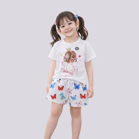 Baby & Kids 2pcs Printed T-shirt Set (3mths-6yrs)