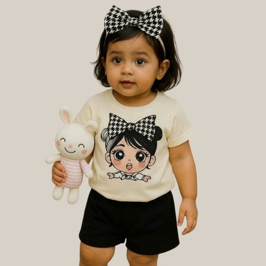 Baby & Kids 2pcs Printed T-shirt Set (3mths-6yrs)