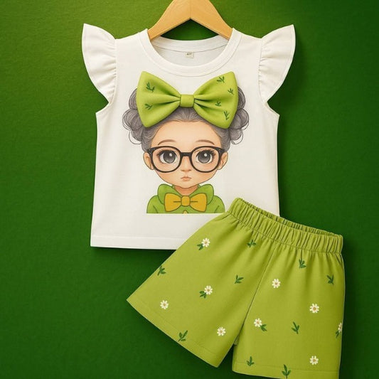 Baby & Kids 2pcs Printed T-shirt Set (3mths-6yrs)