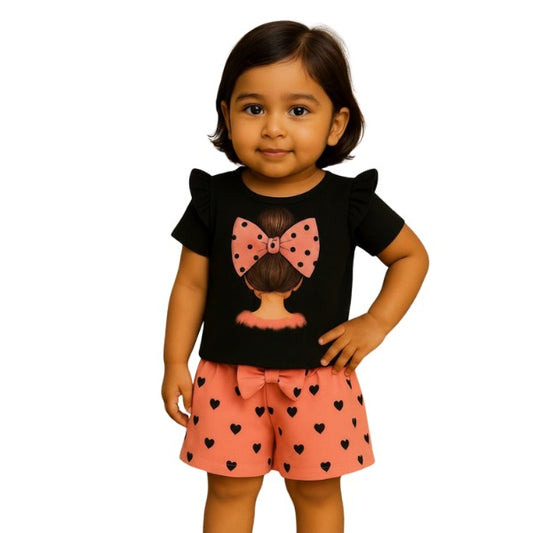 Baby & Kids 2pcs Printed T-shirt Set (3mths-6yrs)