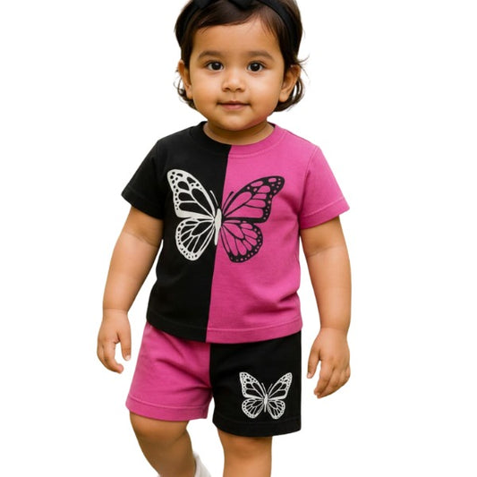 Baby & Kids 2pcs Printed T-shirt Set (3mths-6yrs)