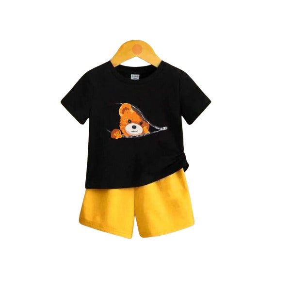 Baby & Kids 2pcs Printed T-shirt Set (3mths-6yrs)