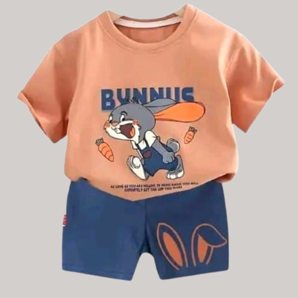 Baby & Kids 2pcs Printed T-shirt Set (3mths-6yrs)