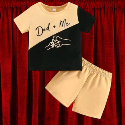 Baby & Kids 2pcs Printed T-shirt Set (3mths-6yrs)