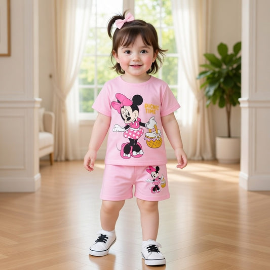 Baby & Kids 2pcs Printed T-shirt Set (3mths-6yrs)