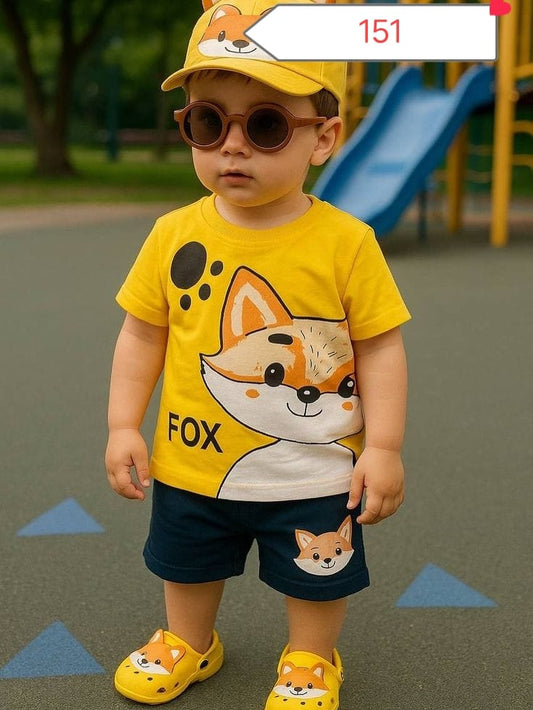 Baby & Kids 2pcs Printed T-shirt Set (3mths-6yrs)