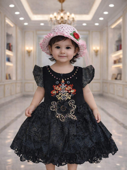 Party Dress and Baby Cap