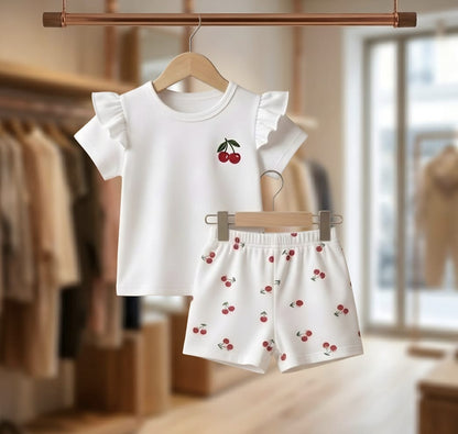 Baby & Kids 2pcs Printed T-shirt Set (3mths-6yrs)