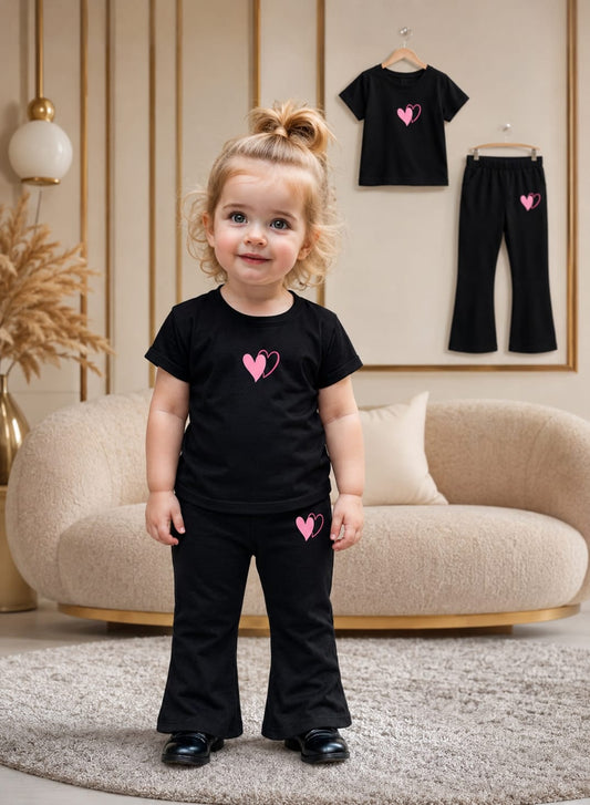 Baby & Kids 2pcs Printed T-shirt Set (3mths-12yrs)