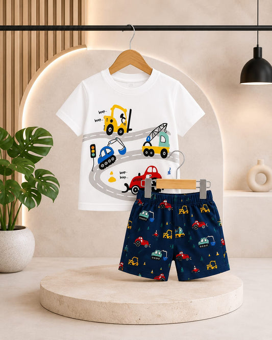 Baby & Kids 2pcs Printed T-shirt Set (3mths-6yrs)