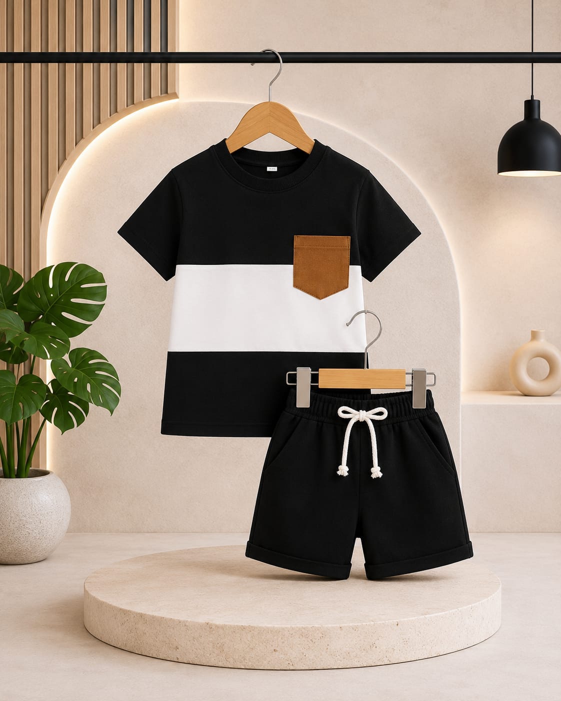 Baby & Kids 2pcs Printed T-shirt Set (3mths-6yrs)