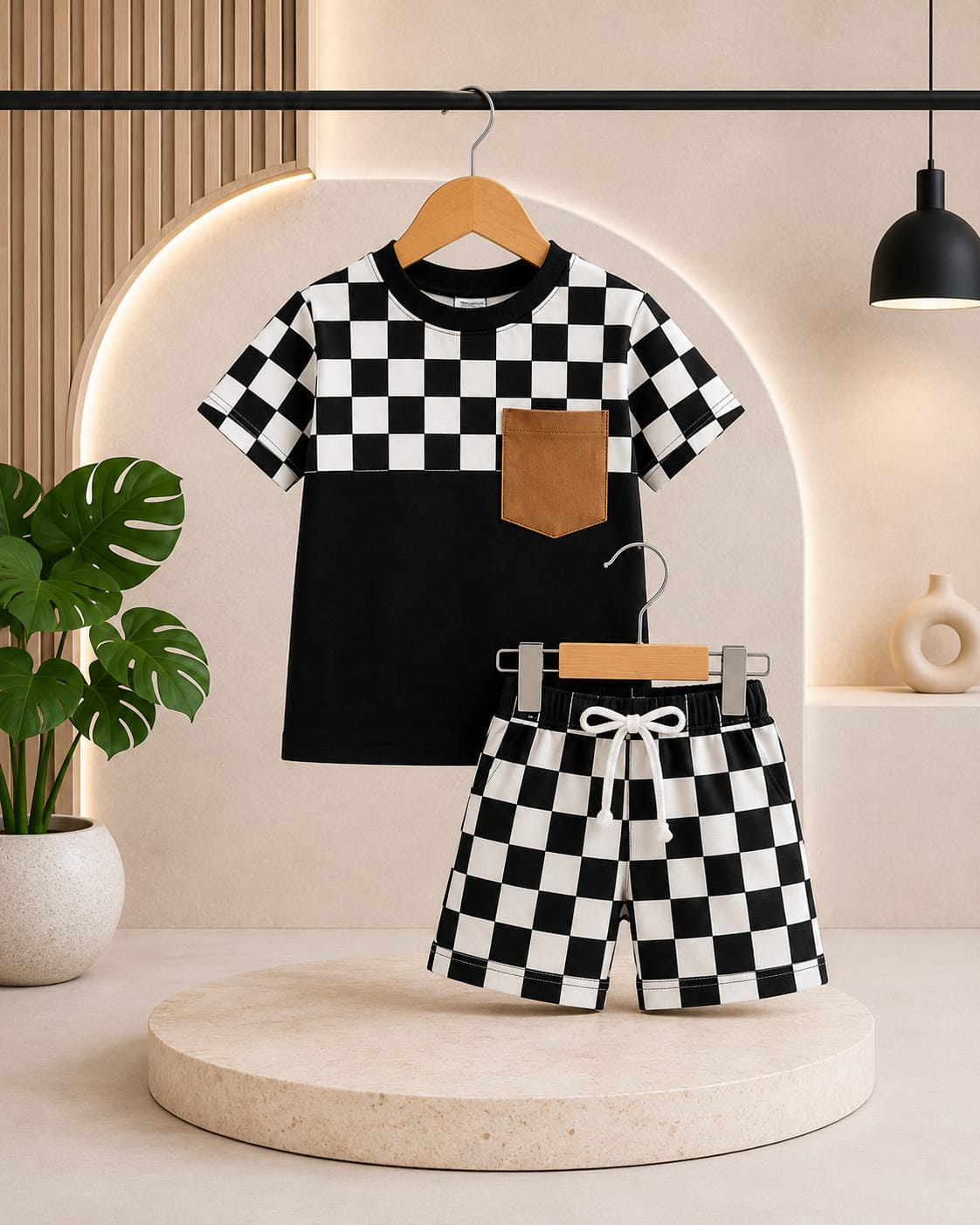 Baby & Kids 2pcs Printed T-shirt Set (3mths-6yrs)