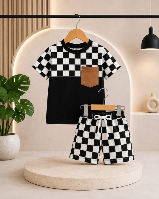 Baby & Kids 2pcs Printed T-shirt Set (3mths-6yrs)