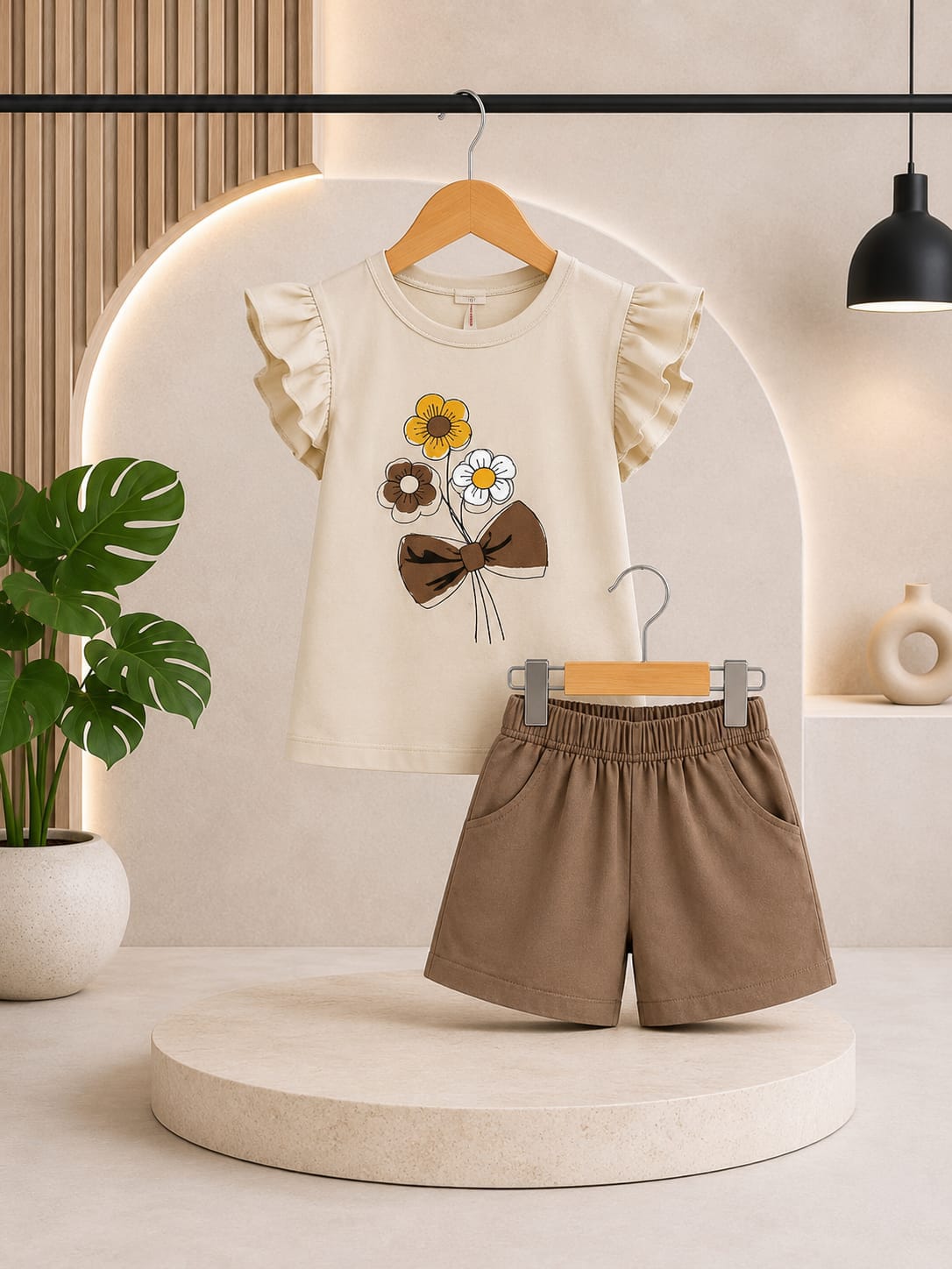 Baby & Kids 2pcs Printed T-shirt Set (3mths-6yrs)