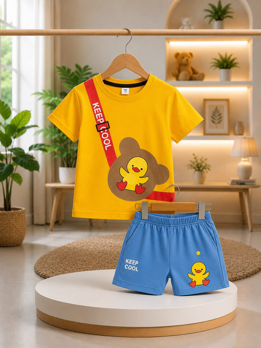 Baby & Kids 2pcs Printed T-shirt Set (3mths-6yrs)