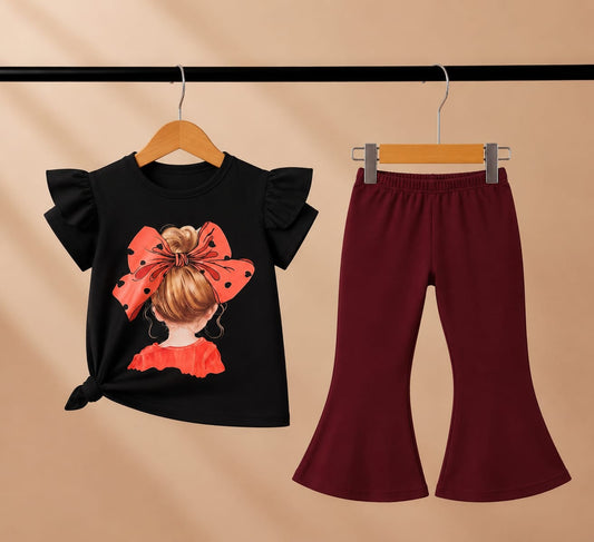 Baby & Kids 2pcs Printed T-shirt Set (3mths-12yrs)