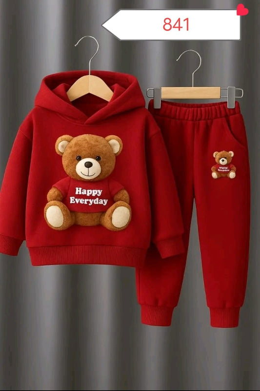 Baby & Kids 2pcs Printed Hoody Set (1 yrs-12 yrs)