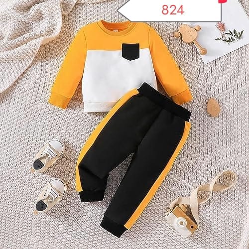 Baby & Kids 2pcs Printed Sweet shirt Set (3mths-8yrs)