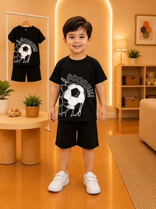 Baby & Kids 2pcs Printed T-shirt Set (3mths-6yrs)