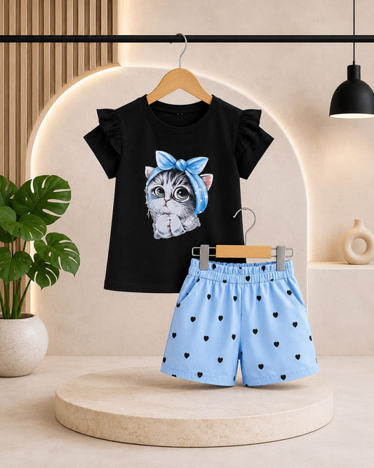 Baby & Kids 2pcs Printed T-shirt Set (3mths-6yrs)
