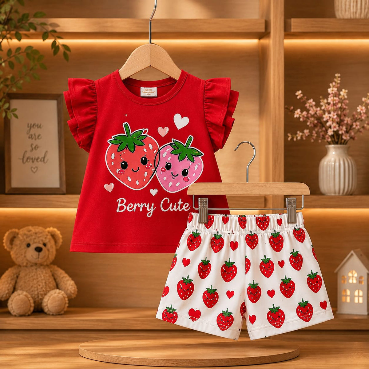 Baby & Kids 2pcs Printed T-shirt Set (3mths-6yrs)