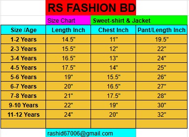 Baby & Kids 3 pcs Printed Hoody Set (1 yrs-12 yrs)